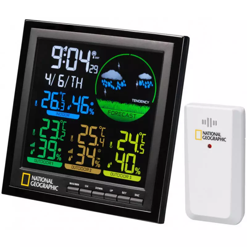 Acheter Petite horloge numérique, affichage de la  température/semaine/Date/humidité, réveil de bureau, réveil pour enfants