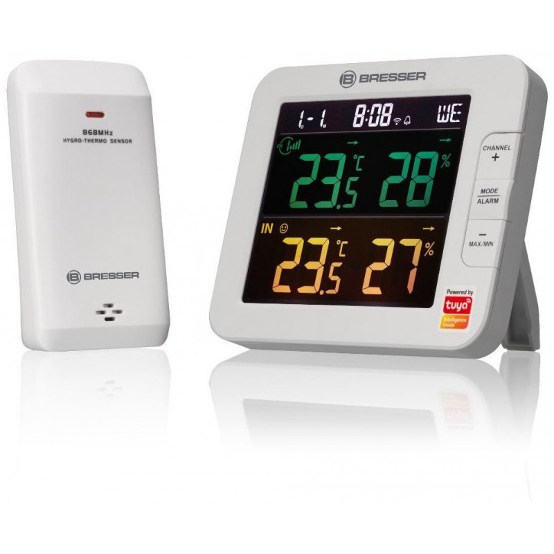 Thermomètre Wifi Hygromètre Intérieur, Tuya - Capteur De Température Wifi -  Mini Hygromètre Thermique Avec Application Intell[H2980]