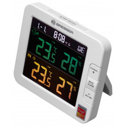 Capteur de Température et d'Humidité Tuya, Thermomètre Hygrométrique  d'Intérieur Intelligent avec Écran LCD, WiFi