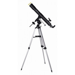 Télescope Quasar 80/900 EQ3 à lentille avec adaptateur smartphone et filtre solaire - BRESSER